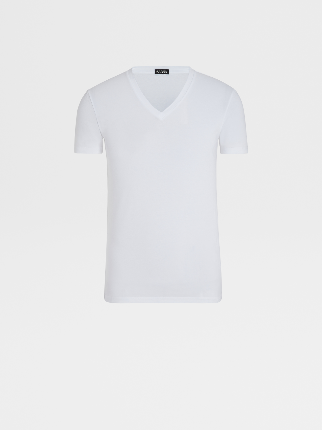 White Stretch Cotton T-shirt